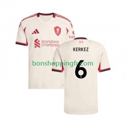 Maillot Extérieur Liverpool Milos Kerkez 6 2025-2026 Manches Courtes Homme