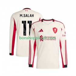 Maillot Extérieur Liverpool Mohamed Salah 11 2025-2026 Manches Longues Homme