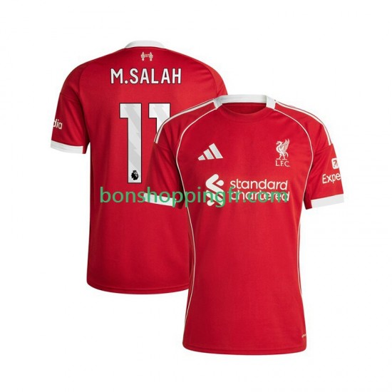 Maillot Domicile Liverpool Mohamed Salah 11 2025-2026 Manches Courtes Homme Maillot Domicile Liverpool Mohamed Salah 11 2025-2026 Manches Courtes Homme