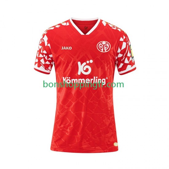 Maillot Domicile Mainz 05 2025-2026 Manches Courtes Homme