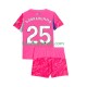 Maillot Extérieur Manchester City Gardien Gianluigi Donnarumma 25 2025-2026 Manches Courtes Jeune Enfant(+shorts)