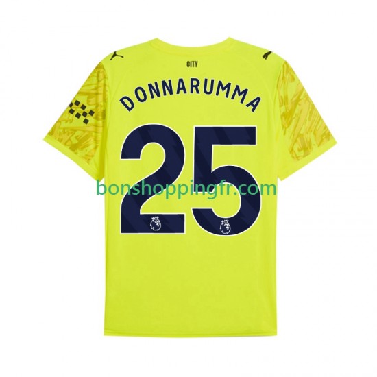 Maillot 3ème Manchester City Gardien Gianluigi Donnarumma 25 2025-2026 Manches Courtes Homme