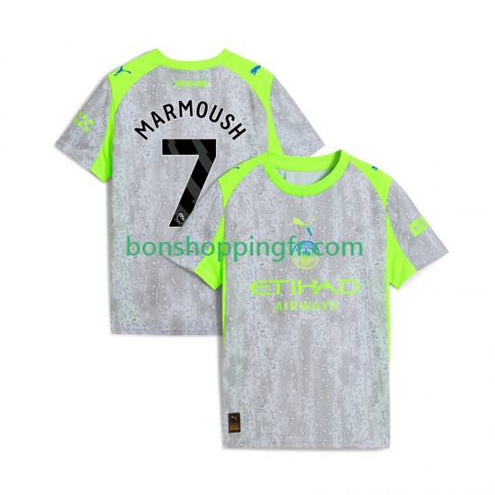 Maillot 3ème Manchester City Omar Marmoush 7 2025-2026 Manches Courtes Homme