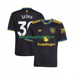 Maillot 3ème Manchester United Benjamin Sesko 30 2025-2026 Manches Courtes Homme