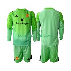 Maillot 4ème Manchester United Gardien 2025-2026 Manches Longues Jeune Enfant(+shorts)