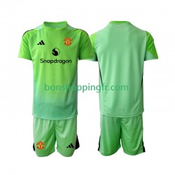 Maillot 4ème Manchester United Gardien 2025-2026 Manches Courtes Jeune Enfant(+shorts)