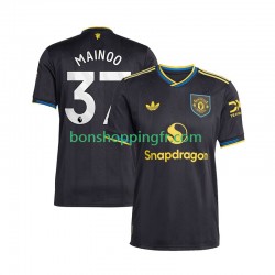 Maillot 3ème Manchester United Kobbie Mainoo 37 2025-2026 Manches Courtes Homme