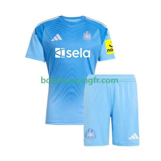 Maillot Domicile Newcastle United Gardien 2025-2026 Manches Courtes Jeune Enfant(+shorts)