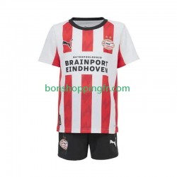 Maillot Domicile PSV Eindhoven 2025-2026 Manches Courtes Jeune Enfant(+shorts)