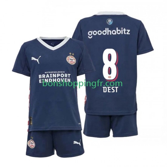 Maillot Extérieur PSV Eindhoven Sergino Dest 8 2025-2026 Manches Courtes Jeune Enfant(+shorts) Maillot Extérieur PSV Eindhoven Sergino Dest 8 2025-2026 Manches Courtes Jeune Enfant(+shorts)