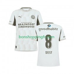 Maillot 3ème PSV Eindhoven Sergino Dest 8 2025-2026 Manches Courtes Homme