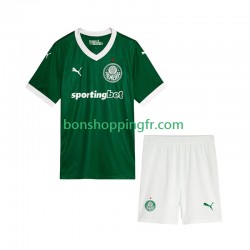 Maillot Domicile Palmeiras 2025-2026 Manches Courtes Jeune Enfant(+shorts)
