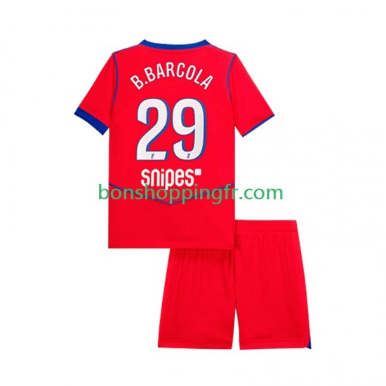 Maillot 3ème Paris Saint-Germain Bradley Barcola 29 2025-2026 Manches Courtes Jeune Enfant(+shorts) Maillot 3ème Paris Saint-Germain Bradley Barcola 29 2025-2026 Manches Courtes Jeune Enfant(+shorts)