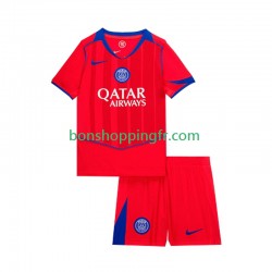 Maillot 3ème Paris Saint-Germain 2025-2026 Manches Courtes Jeune Enfant(+shorts)