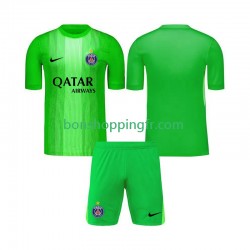 Maillot Extérieur Paris Saint-Germain Gardien 2025-2026 Manches Courtes Jeune Enfant(+shorts)