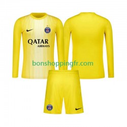 Maillot 3ème Paris Saint-Germain Gardien 2025-2026 Manches Longues Jeune Enfant(+shorts)