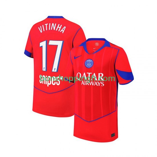 Maillot 3ème Paris Saint-Germain Khvicha Kvaratskhelia 7 2025-2026 Manches Courtes Jeune Enfant(+shorts)