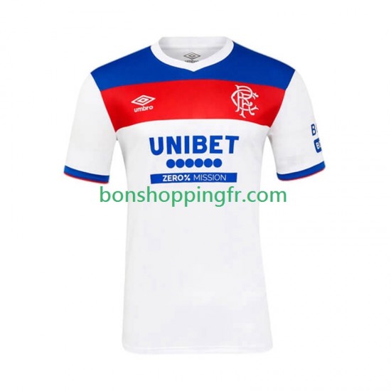 Maillot Extérieur Rangers 2025-2026 Manches Courtes Homme