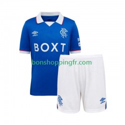 Maillot Domicile Rangers 2025-2026 Manches Courtes Jeune Enfant(+shorts)