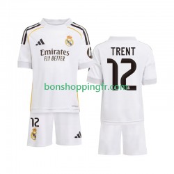 Maillot Domicile Real Madrid Trent Alexander-Arnold 12 2025-2026 Manches Courtes Jeune Enfant(+shorts)