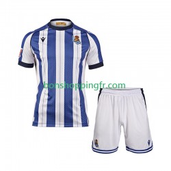 Maillot Domicile Real Sociedad 2025-2026 Manches Courtes Jeune Enfant(+shorts)