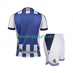Maillot Domicile Real Sociedad 2025-2026 Manches Courtes Jeune Enfant(+shorts)