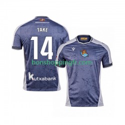 Maillot Extérieur États-Unis Real Sociedad Takef Kubo 14 2025-2026 Manches Courtes Homme