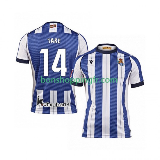 Maillot Domicile États-Unis Real Sociedad Takef Kubo 14 2025-2026 Manches Courtes Homme