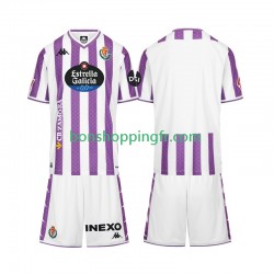 Maillot Domicile Real Valladolid 2025-2026 Manches Courtes Jeune Enfant(+shorts)