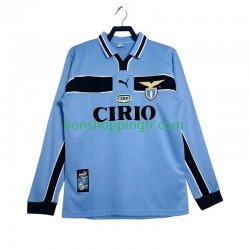 Maillot Rétro Domicile SS Lazio 1998 1999 Manches Longues Homme