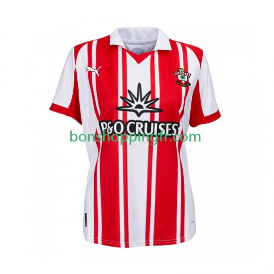 Maillot Domicile Southampton 2025-2026 Manches Courtes Homme Maillot Domicile Southampton 2025-2026 Manches Courtes Homme