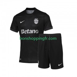 Maillot Extérieur Sporting CP 2025-2026 Manches Courtes Jeune Enfant(+shorts)