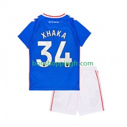 Maillot Extérieur Sunderland Granit Xhaka 34 2025-2026 Manches Courtes Jeune Enfant(+shorts)