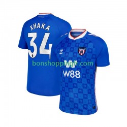 Maillot Extérieur Sunderland Granit Xhaka 34 2025-2026 Manches Courtes Homme
