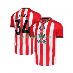 Maillot Domicile Sunderland Granit Xhaka 34 2025-2026 Manches Courtes Homme
