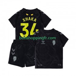 Maillot 3ème Sunderland Granit Xhaka 34 2025-2026 Manches Courtes Jeune Enfant(+shorts)