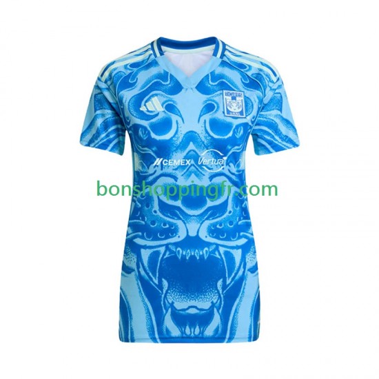 Maillot Extérieur Tigres UANL 2025-2026 Manches Courtes Femme