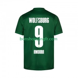 Maillot Domicile VfL Wolfsburg Mohamed Amoura 9 2025-2026 Manches Courtes Homme