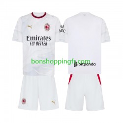 Maillot Extérieur AC Milan 2026-2027 Manches Courtes Jeune Enfant(+shorts)