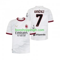 Maillot Extérieur AC Milan Gimenez 7 2026-2027 Manches Courtes Homme