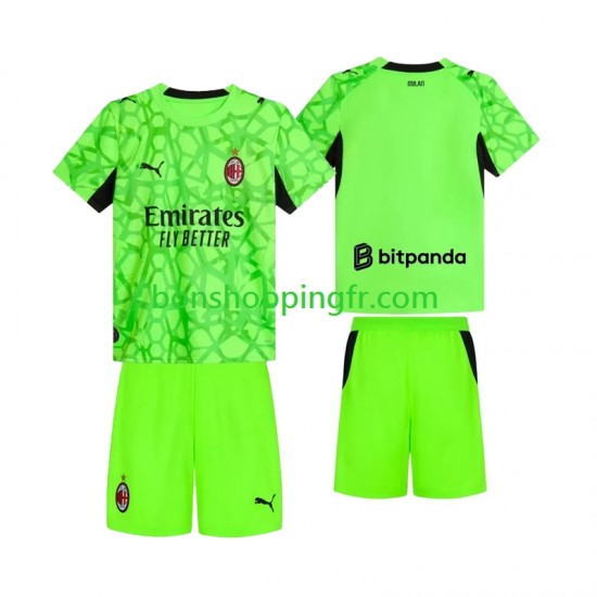 Maillot 3ème AC Milan Gardien 2026-2027 Manches Courtes Jeune Enfant(+shorts)