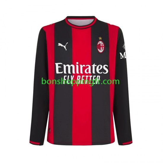Maillot Domicile AC Milan 2026-2027 Manches Longues Homme