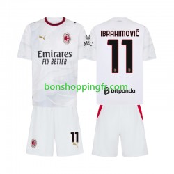 Maillot Extérieur AC Milan Ibrahimovic 11 2026-2027 Manches Courtes Jeune Enfant(+shorts)