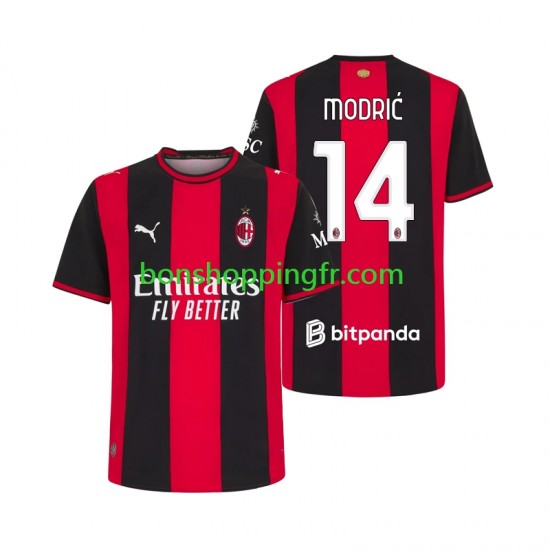 Maillot Domicile AC Milan Luka Modric 14 2026-2027 Manches Courtes Homme