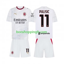 Maillot Extérieur AC Milan Pulisic 11 2026-2027 Manches Courtes Jeune Enfant(+shorts)
