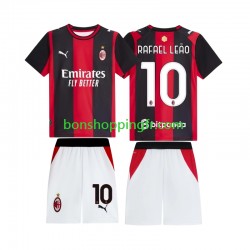 Maillot Domicile AC Milan Rafael Leao 10 2026-2027 Manches Courtes Jeune Enfant(+shorts)