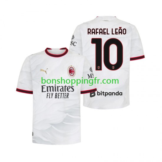 Maillot Extérieur AC Milan Rafael Leao 10 2026-2027 Manches Courtes Homme