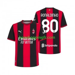 Maillot Domicile AC Milan Ronaldinho 80 2026-2027 Manches Courtes Homme