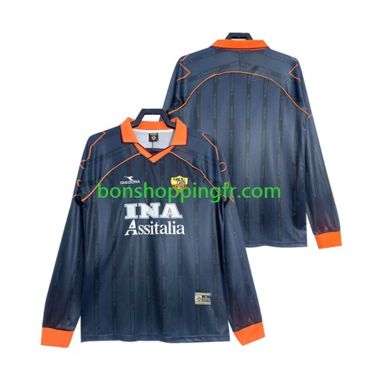 Maillot Rétro 3ème AS Rome 1999 2000 Manches Longues Homme