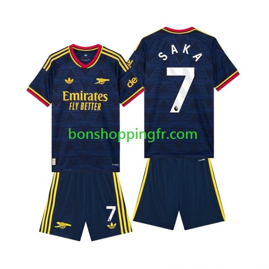 Maillot Extérieur Arsenal Bukayo Saka 7 2026-2027 Manches Courtes Jeune Enfant(+shorts)